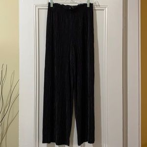 Zara Black Plisse Pants